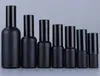 زجاجات رذاذ ضباب ناعم 10-100 مل سوداء قابلة لإعادة الملء براش حاوية مستحضرات تجميلية