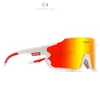 KDEAM Nya sportsolglasögon Dazzling True Film Polarised Riding Glasses One Piece Windproect Solglasögon KD7159907700