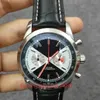 AAA+ Fashion Mens Watch 42 مم حركة الكوارتز يشاهد ساعة معصم حزام جلدي من الفولاذ المقاوم للصدأ للرجال Watches510