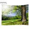 Tapestries Nature Forest Wall Tapestry Hanging Carpet Tenture Tapisserie Indienne Murale Decor Cloth For Dorm Room