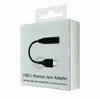 USB C Headset Jack adaptador de alta qualidade Áudio USB-C a 3.5mm cabo AUX para nota 10 20 mais A90 A80 A60 A8S