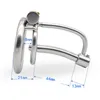 NXY Sex Chastity devices Stainless steel men's ring penis catheter chastity cage belt sex toy 1126