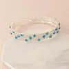 Bileklik Luokey Kadınlar Düğün Mizaç Renkli Kristal Vintage Katmanlı Doğum Günü Partisi Rhinestone Bilezikler Bangles Aksesuarları