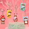 New Cartoon Dolls Hang Bag Keychains Pendant Gift Girlfriends Key Chain Little Bear Cute Iron Alloy Fashion Trendy G1019