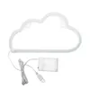 Cloud Design Neon Signe Night Art Lumière Art Décoratif Lampe de mur en plastique Pour Enfants Chambre bébé Éclairage Vacances Cordons LED de la fête de Noël