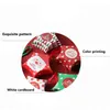 Boîte de bonbons de Noël créative Impression couleur Boîtes de décorations de Noël avec poignée Corde Star Bonbons Boîtes cadeaux