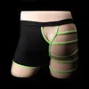 Underwear di lusso Mens Underpants Show Out Boxer Shorts Sexy Croce Cint Men Boxer Aumento Slievi mutandine traspirabili cassetti erotici Caraghi per Thong 2wue