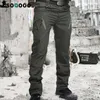 Wojskowe spodnie taktyczne Mężczyźni Swat Combat Army Spodnie Wiele kieszenie na zewnątrz Hikling Wodoodporny Odporny na zużycie Casual Cargo 210715