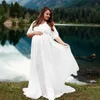 Leuke zwangerschapsjurken Pography Props Lace Chiffon zwangerschapskleding PO Shoot voor babybuien Lange zwangere vrouwen Maxi -jurk4682164