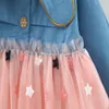 2021 Vestido de bebé de otoño para niñas Princesa Fiesta Tul Vestidos para niños Ropa infantil Fiesta recién nacida Cumpleaños Tutu Vestido Vestidos Q0716