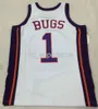 Headgear Cssics White Space Jam Bugs Bunny Jersey Stitched Custom Any Name Number XS-6XL Basketball Jersey