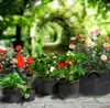 Planta Bolsa de Crescimento Sacos de Planeta com alça de alças não-tecidas de tecido de aeração Pots jardim flor de flores recipientes