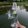Glass Bongs Lava Lamp Perc Hookahs Percolator Smoking Pipes Dab Oil Rigs 14.5mm Female Joint With Bowl Small Water Pipe Colored Bong