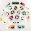 3D-Nerzwimpern, künstliche, natürliche, falsche Wimpern, dramatische, dicke, natürliche Wimpern, zarte, flauschige Augen-Make-up-Tools, Erweiterung, Make-up, kostenlos anpassbares Logo