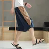 2021 Summer Casual Mens Shorts Slim Fit Contraste Stitching Homens Stitchwear Hombre Masculino Roupas 5xl-M Y0811