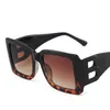 Kaibote S-97076-M Fashion Street B Word Occhiali da sole Large Frame Square Occhiali da sole di alta qualità per uomo Occhiali da esterno Unisex