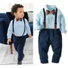 Kids Clothes Winter Boys Clothes Sets Autumn Children Clothing Long Sleeve Boys Gentleman Outfits Suit For Boys 1 2 3 4 5 6 Year X0802