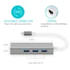 MacBook Pro PC 유형 기가비트 RJ45 LAN 용 3 USB 3.0 허브가 포함 된 USB C 이더넷 어댑터