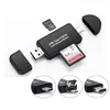 Micro SD / TF Reader kart pamięci 3-w-1 USB 2.0 Typ C CardReader OTG Adapter do komputera PC Laptop / Smart Telefon Tablet XBJK2105