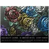 Colorful Rose Women Genuine Leather Long Clutch Coin Purse Zipper Tassel Fashion Phone Clutch Bag Wallets