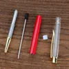 DIY tube vazio canetas de esferográfica auto-enchimento flutuante glitter seco flor de cristal caneta esferográfica 27 cor
