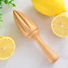 Beech Wooden Lemon Squeezer Hand Press Manual Juicer Fruit Orange Juice Tools