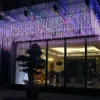 3*3m LED Icicle String Curtain Fairy Light 300 Leds Christmas Decoration Lamp for Wedding Home Garden Party Holiday Lighting