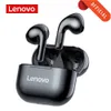 Fones de ouvido sem fio Lenovo LP40 TWS Bluetooth EarBonens Touch Control Sport SPORTEO EARBUDOS DE ESPORTE