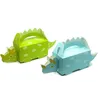 Bomboniere di dinosauro Scatole per dolcetti Caramelle Confezione regalo Bambini Ragazza Ragazzo Compleanno Dino Decorazioni per tavolo Blu Verde206a