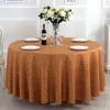 Polyester Jacquard Tablecloth Hotel Wedding Banquet Party Decoration Round White Table Covers Table Overlays Printed Home Decor