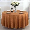 Polyester Jacquard Tafelkleed Hotel Bruiloft Banket Feest Decoratie Ronde Witte Tafelkleden Tafel Overlays Gedrukt Home Decor