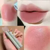 Schlammmilch Tee Lipgloss 6 Farbe Matt Flüssiges Lippenstift Make -up Weiche dauerhafte wasserdichte koreanische Kosmetik Maquillaje Neu 14611580818