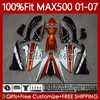 ヤマハTMAX500 MAX-500 TMAX-500 TMAX-500 TMAX-500 TMAX-500 TMAX MAX500 2001 2007 T-MAX500 01 02 03 04 04 05 06 07 07 OEMフェアリゾーンオレンジホワイト