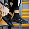 Männer Socken Schuhe Frühling Herbst 2022 Licht Lässige Liebhaber Schuhe Mode Atmungsaktive High-Top Lady Sneakers Große Größe Schuhe Herren Stiefel