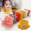 Höst Kids Scarf 100% Bomull Baby-Scarf Vinter Spring Boys Girls Scarves Infant Neck Ring Collar Barn Neckerchief