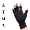 1ペア圧縮関節炎手袋手首サポート綿関節痛救済ハンドブレース女性男性療法リストバンドサイクリング手袋