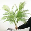 80-98 cm 18 Heads Tropical Artificial Palm Tree Fake Rośliny Oddział Wysokie Doniczkowe Drzewo Zielone Liście Do Domu Ślub Outdoor Decor 210624