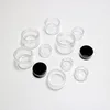 1 3 5 10 20 30 Gram Jars Cosmetic Sample Empty Container 5ML Plastic Round Pot Screw Cap Lid Small Tiny 5G Bottle for Make Up3580708