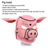 NXYSexy Pig Hood Headgear BDSM Bondage Pig Face Mask Cosplay Slave Restraint Sex Tools Mask for Women Couples Flirting Cosplay Game 1126