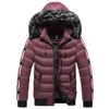 Mężczyźni Zagęścić Parker Down Płaszcze Trend Moda Wiatroszczelna Ciepła Kapturz Puffer Kurtka Designer Winter Luxury Futro Kołnie Casual Puff Kurtki Człowiek