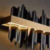 Wall Lamps Modern Led Sconce Light Gold/black Bedroom Living Room Luxury Home Decor Fixtures