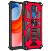 För Motorola Moto G Pure Cell Phone Fodraler Hybrid Armor Osynlig Kickstand Magnetic Case Shock Free Back Cover D1