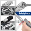 WORKPRO Multi Tool 15-en-1 Outil de poche multi-pinces Coupe-scie pour outils utilitaires en acier inoxydable EDC avec gaine Multitool 211110