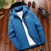 Jaquetas dos homens primavera Outono Casual impermeável Jaqueta Outwear Bombardeiro Bombardeiro Turismo Masculino Turismo Mountain Raincoat Tamanho M ~ 5XL