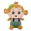 Söt Suspender Monkey Plush Toy Stor Strap Monkeys Doll Grab Machine Dolls Girl Födelsedaggåva