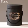 Large Size Flower Box Packing Floral Round Hat Boxes Paper Storage Hug Bucket With Lid Wedding Candy Gifts Gift Wrap273w