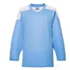 Maillots de hockey sur glace vierges pour hommes, chemises d'entraînement en gros, bonne qualité 018