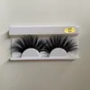 25 mm 5D Mink Eye Eye Lashes dramatiques Long Lash maquillage pleine bande 25mm faux cils 3D cils 3D réutilisables