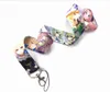 Casual Anime Genshin Impact Keychain Lanyards Straps Bag Badge Holder ID Card Pass Gym Mobiltelefon Badges Hållare Key Rem