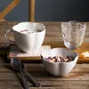 Учебные посуды наборы Nordic Ins в стиле стиль посуда рисовая миска лапша неглубокая тарелка Soup Light Luxury кружка